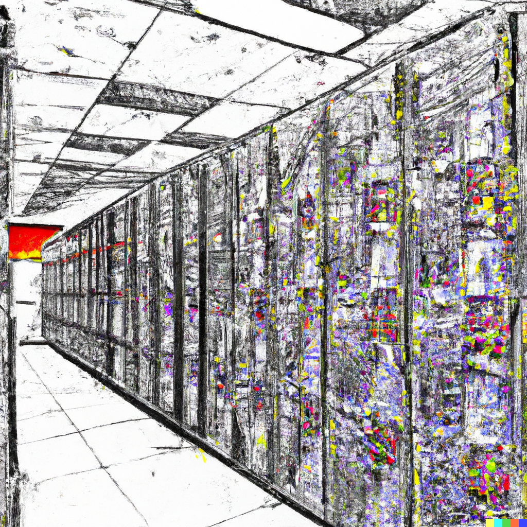 IT professional using a dashboard to reduce risks from human error in data center management.